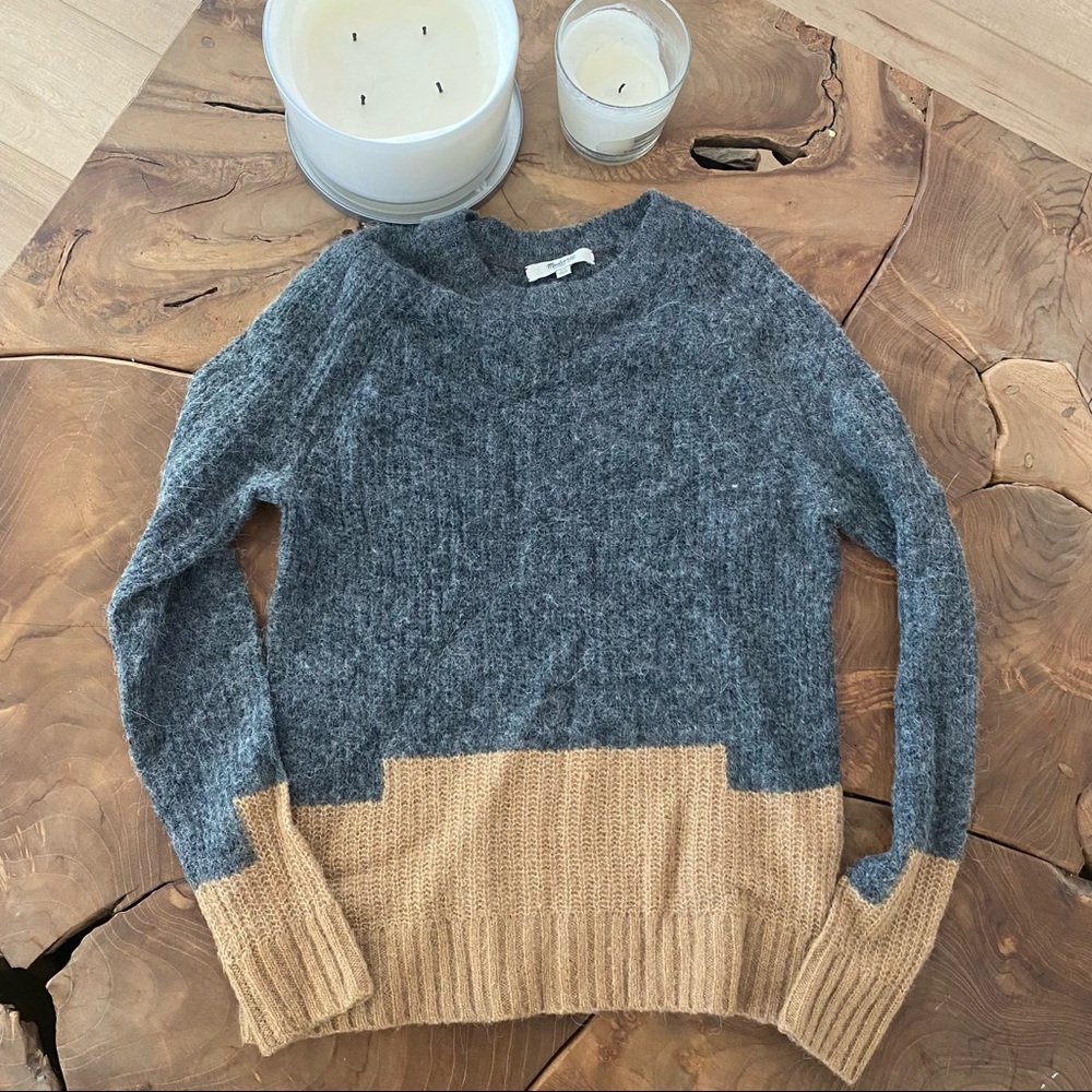 Madewell Colorblock sweater